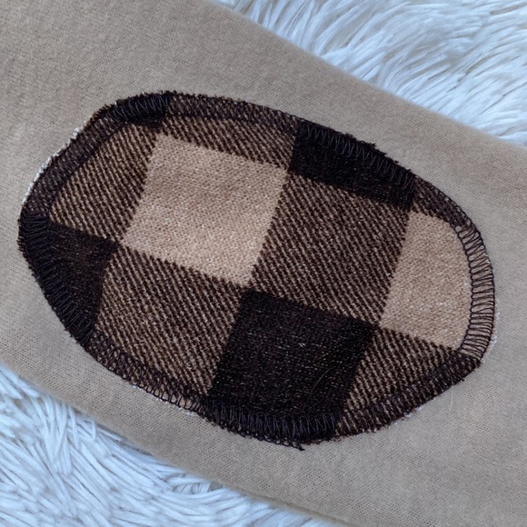 Sew In Love Plaid Hacci Top 💗 Tan & Brown - Picture 12 of 13